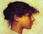 Head of Ana - Capri Girl - 约翰·辛格·萨金特